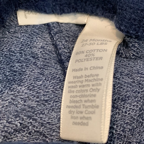 Gray Striped Hoodie and Blue Sweatpants in 24M by First Impressions - Picture 3 of 7